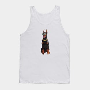 Doberman Pinscher, Funny, Cool Doberman Dog, Chill Tank Top